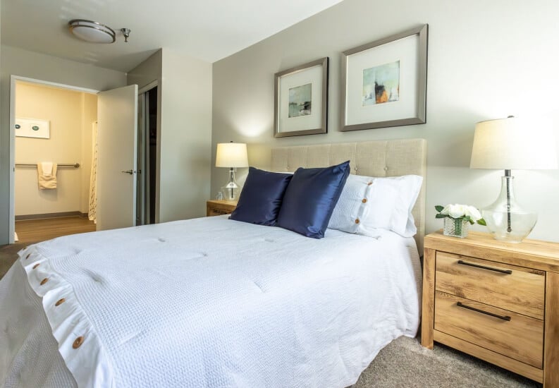 Comfortable Master Bedroom Suite in Independent Living Facility Comfortable Master Bedroom Suite in Independent Living Facility
